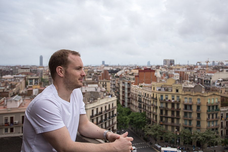 Views from the top of the Sagrada Família