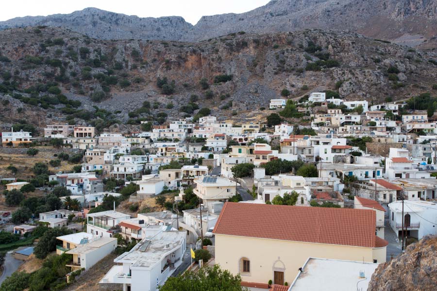 Some incredibly narrow Greek roads