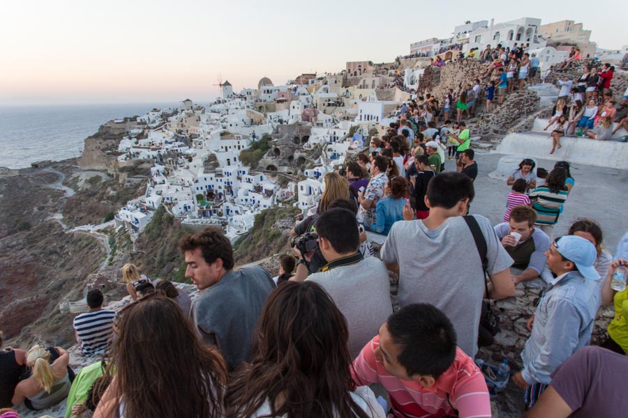 Sunset in Oia