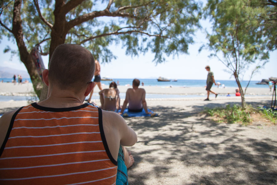 "Hidden Beach" outside Plakias